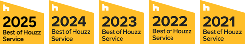 Armstrong Interiors has won the best of Houzz service awards 5 years in a row